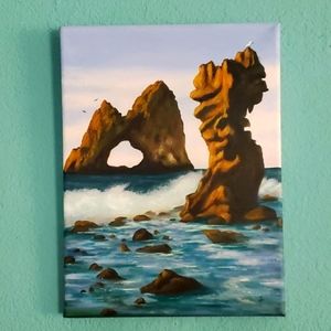Origional Art Oil Painting  'Pacific Archway '